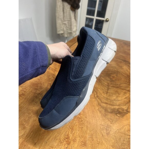 Skechers Equalizer Bluegate Men’s 12 Navy Blue Loafer Shoes 58881S L Sneakers - Picture 2 of 8